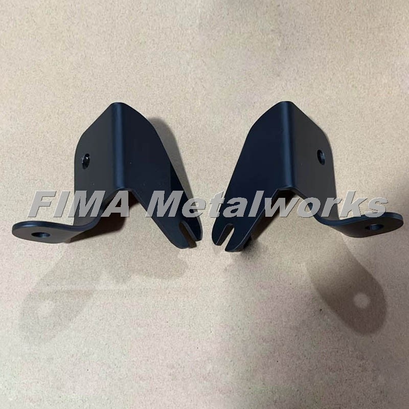 High Precision Powder Coted black Metal Fabrication Parts