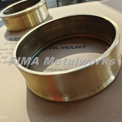 High Quality Custom Brass Spinning Light Reflector Lampshade